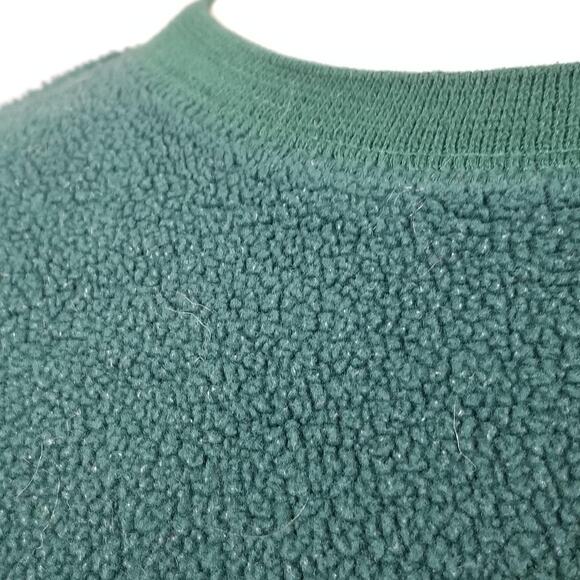 Disney Winnie the Pooh Sweatshirt Womens Medium Green Fleece Crewneck Skating - Picture 4 of 13